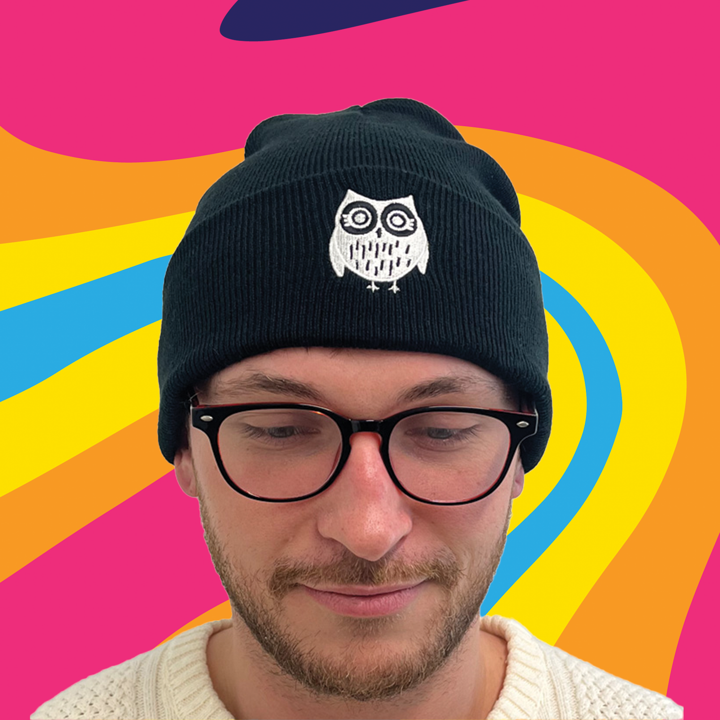 Signature Owl Beanie